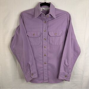 Vintage Wollrich womens button down flannel long sleeve shirt fall spring layer